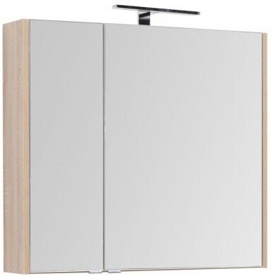 Зеркало-шкаф Aquanet Остин 85x75 00201729 дуб сонома