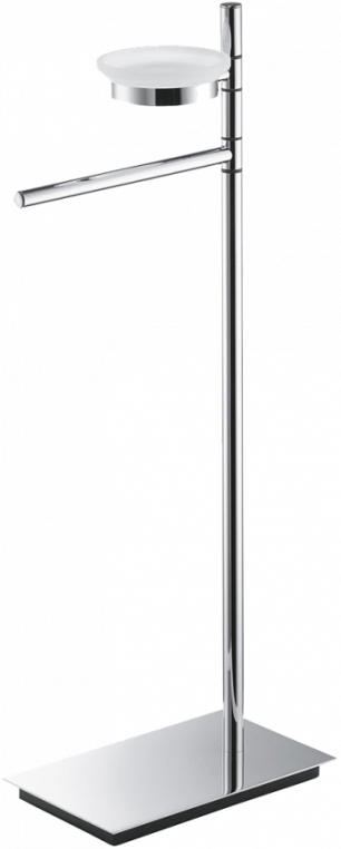 Стойка напольная Colombo Square B9902 с полотенцедержателем с мыльницей
