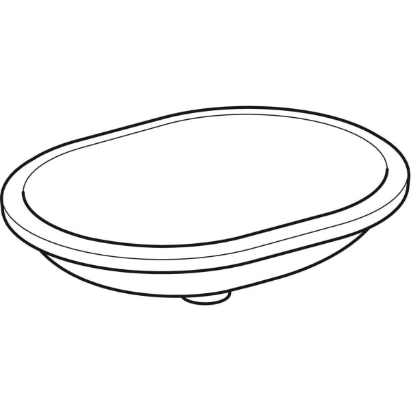 Раковина Geberit VariForm 62.5x49 500.758.01.2