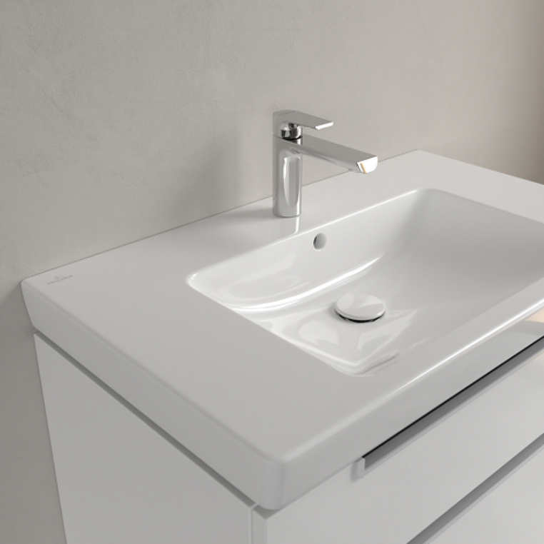 Pаковина Villeroy & Boch Subway 2.0 80x48 71758001 альпийский белый, с переливом, нешлифованный