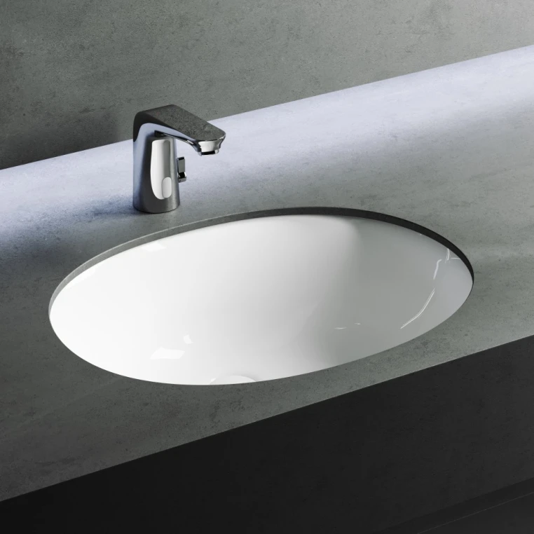 Раковина встраиваемая снизу под столешницу Ceramica Nova Element овальная CN6043