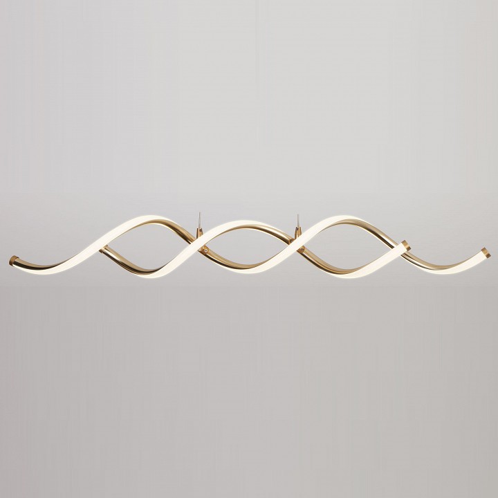 Подвесной светильник Eurosvet Leavi 90074/1 патинированное золото