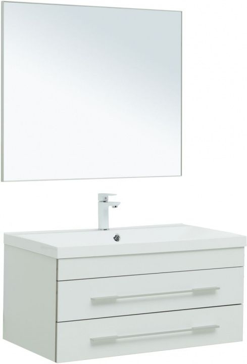 Мебель для ванной Aquanet Верона 90 белый матовый 00287639