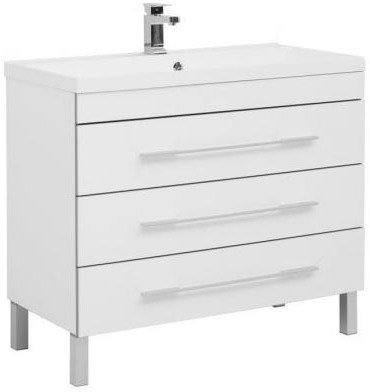 Тумба под раковину Aquanet Верона NEW 100 см 00178471 белая