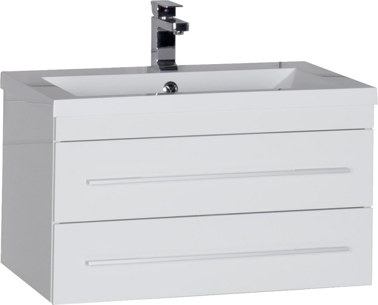 Тумба под раковину Aquanet Нота 75 белая (00171487)