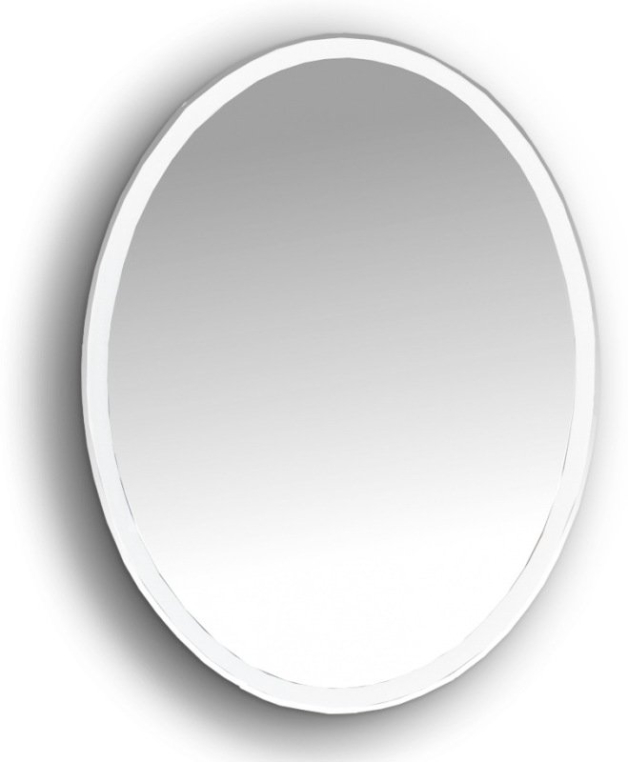 Зеркало овальное Misty Неон 4 LED 60х80 сенсор на корпусе П-Нео060080-4ОВСНК