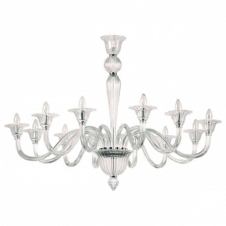 Подвесная люстра Ideal Lux Brigitta BRIGITTA SP12 TRASPARENTE