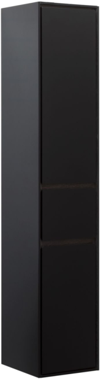 Пенал Aquanet Милан 35 черный глянец 00306377