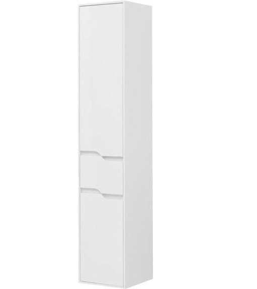 Шкаф-пенал для ванной Aquanet Модена 35 L белый глянец 00218461