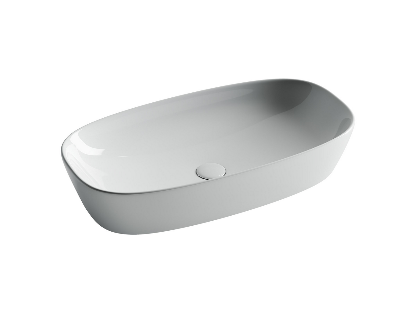 Умывальник чаша накладная овальная Element 700x375x140мм