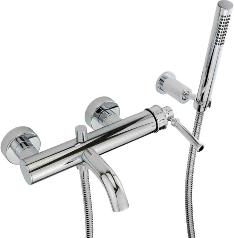 Смеситель для ванны внешний с ручным душем Migliore Ermitage Mini 31416 хром ручка латунь