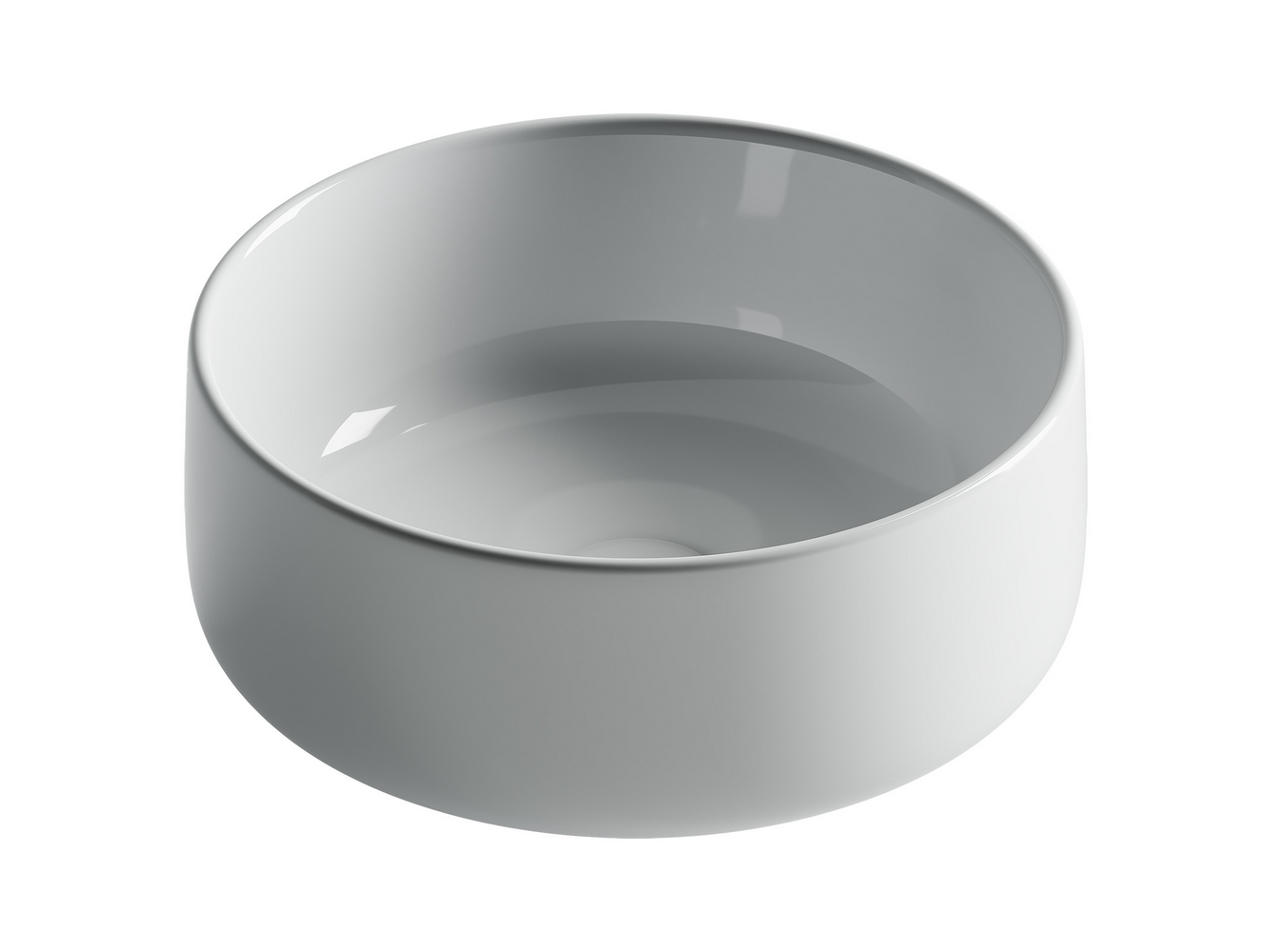 Умывальник чаша накладная круглая Element 355x355x150мм