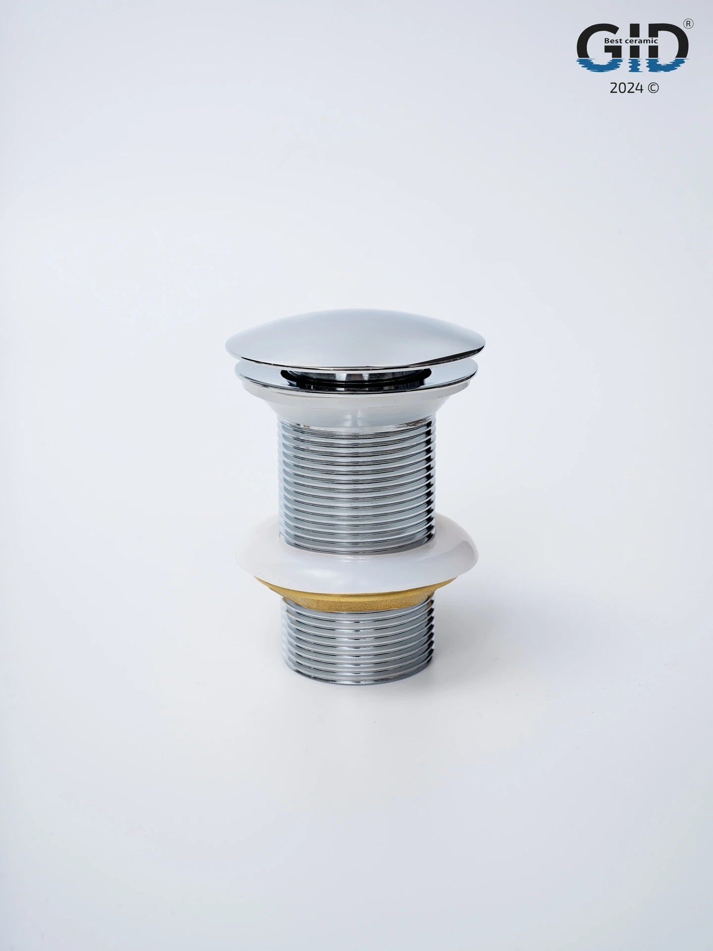 Донный клапан Gid без перелива Ch100 73302K хром 7x7x10