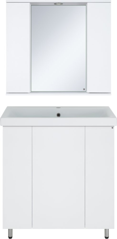 Комплект мебели Misty Лира 80 напольная (Пр-Лир06080-50+S-UM-MOD80/1+П-Лир04080-013)