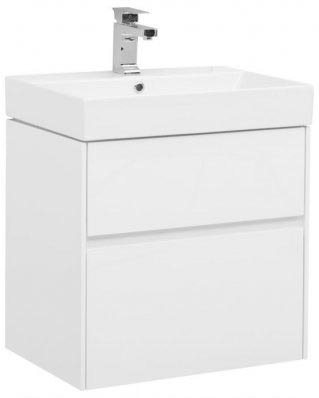 Тумба под раковину Aquanet Бруклин 60 см 00203958 белая