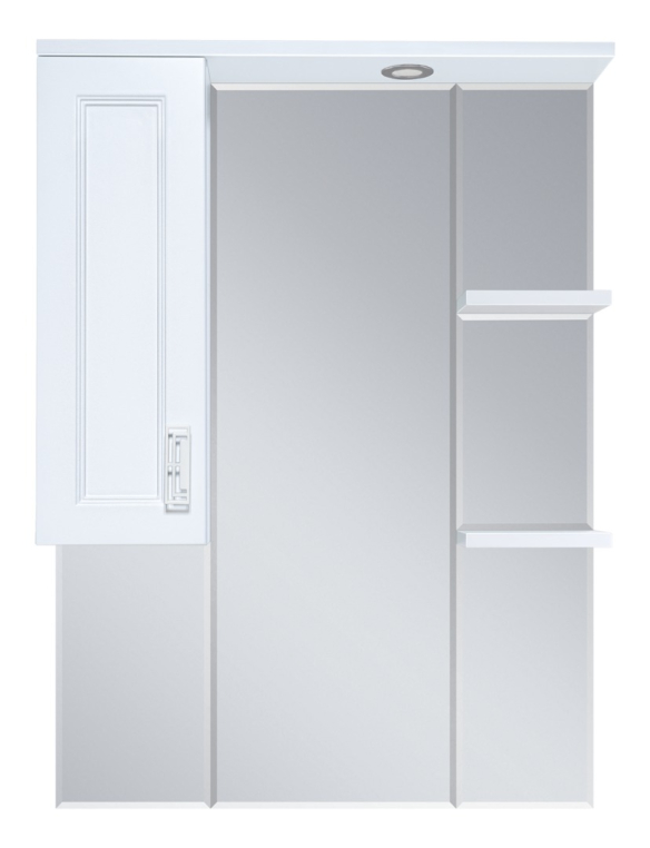 Зеркальный шкаф Misty Дива 85 со светом левый