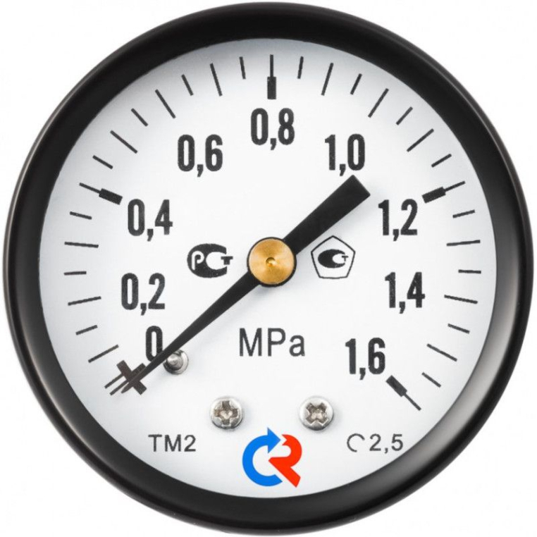 Манометр Росма ТМ-210 P.00 50/6 (1/4", 0-6 бар, 2,5) радиальный 00000006695