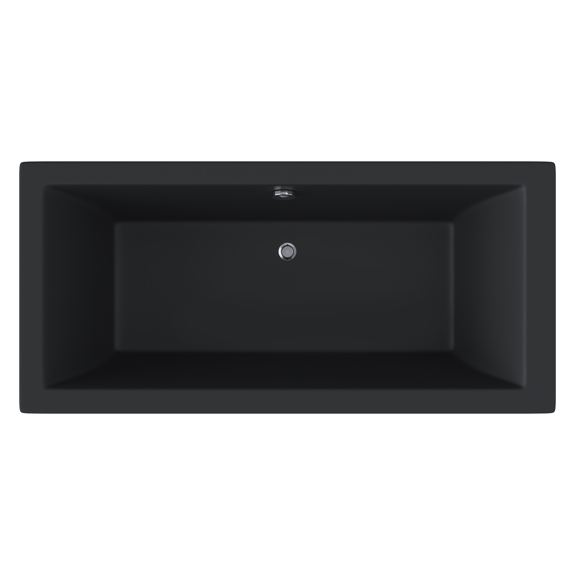 Ванна BERGES акриловая TARI 170х80, черный матовый