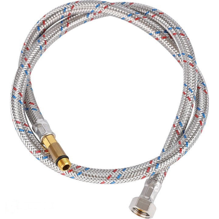 STOUT Гибкая подводка для воды  M 10 (35мм) х ВР 3/8,  длина 1000 мм (SHF-0039-351015)