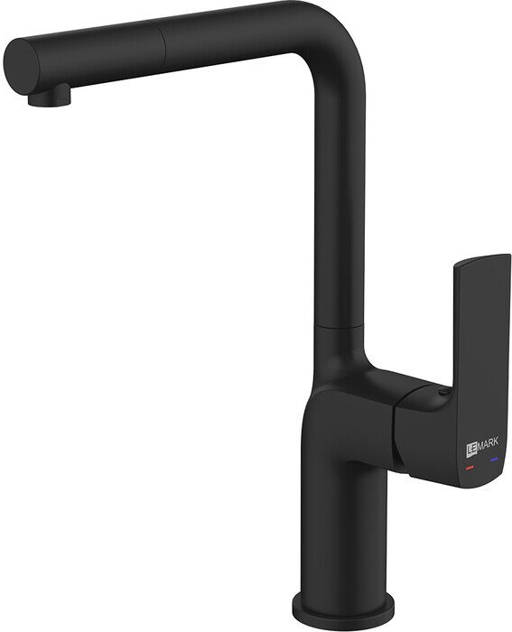 Смеситель для кухни LEMARK Ursus LM7205BL черный