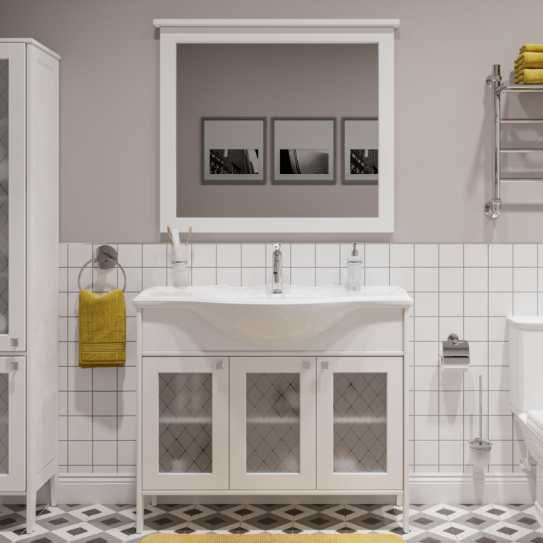 Мебель для ванной Stworki Хельсингборг 105 белая