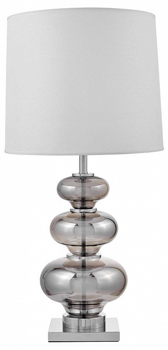 Настольная лампа декоративная LUMINA DECO Briston LDT 303 CHR+WT