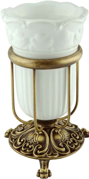 Cтакан настольный Migliore Elisabetta 16986 керамика/бронза