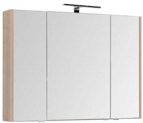 Зеркало-шкаф Aquanet Остин 100x75 00201728 дуб сонома