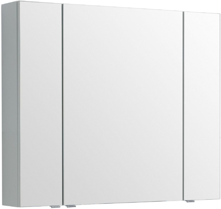 Зеркальный шкаф Aquanet Алвита New 100 Серый 00277544
