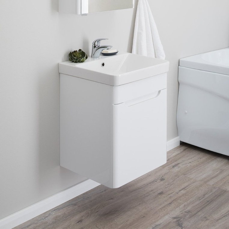 Тумба с раковиной Aquanet София 50 (201745+00182310)