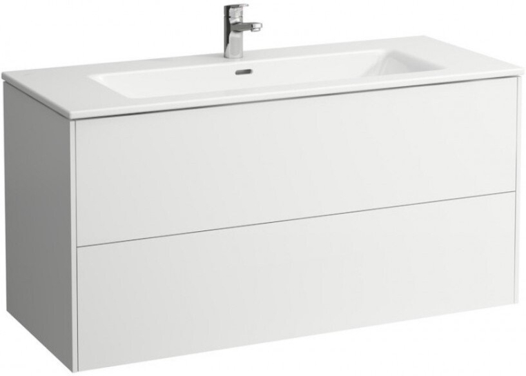Тумба с раковиной Laufen Pro S 120 8.6496.3.261.104.1 белый глянцевый