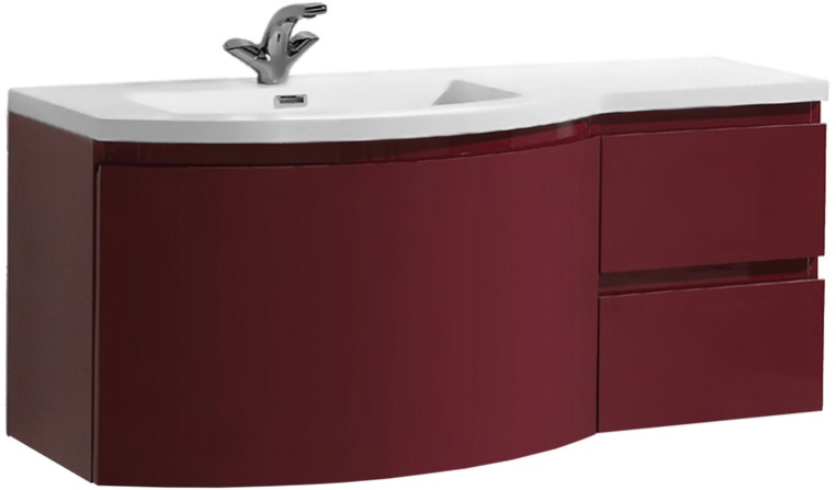 Раковина BelBagno Prospero 120 см PROSPERO-1200-LVB-LEFT левая