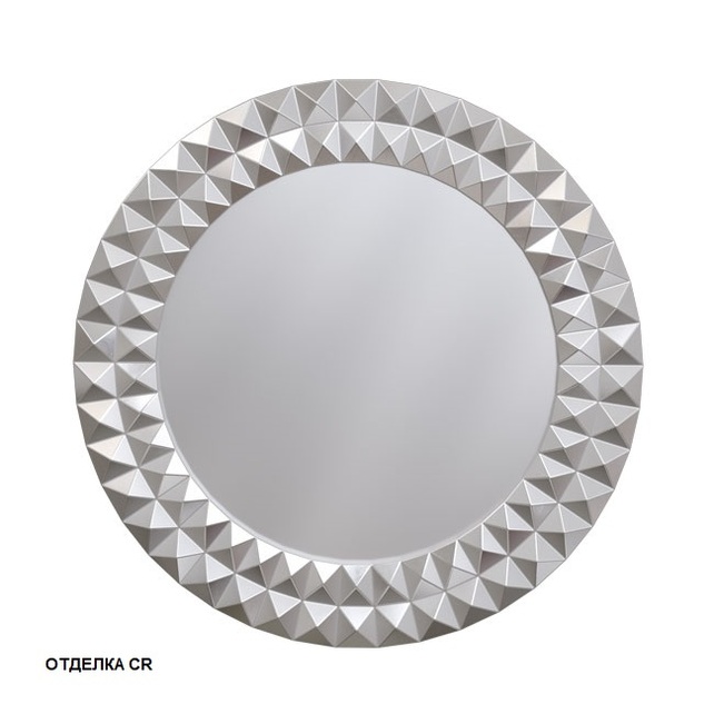 Зеркало круглое 80x80 Caprigo PL400-CR серебро