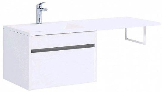 Тумба под раковину Aquanet Токио 120 см 00236916 L белая