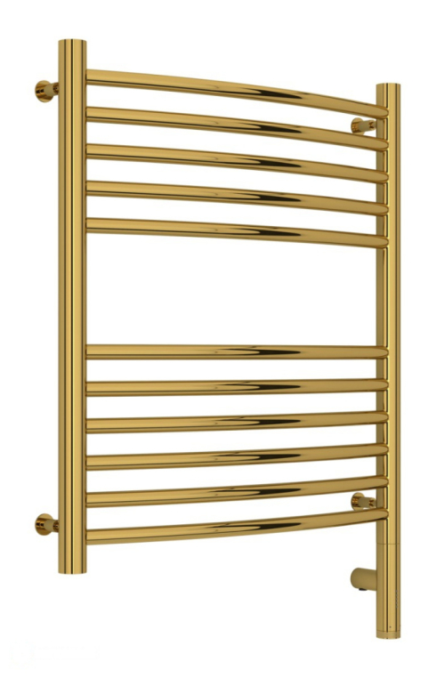 Электрический полотенцесушитель Сунержа Богема 3.0 выгнутая 600x500 МЭМ Пр. золото (03-5803-6050)
