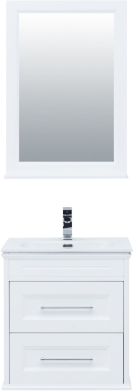 Комплект мебели для ванной Aquanet Бостон М 60 белый матовый 00210629
