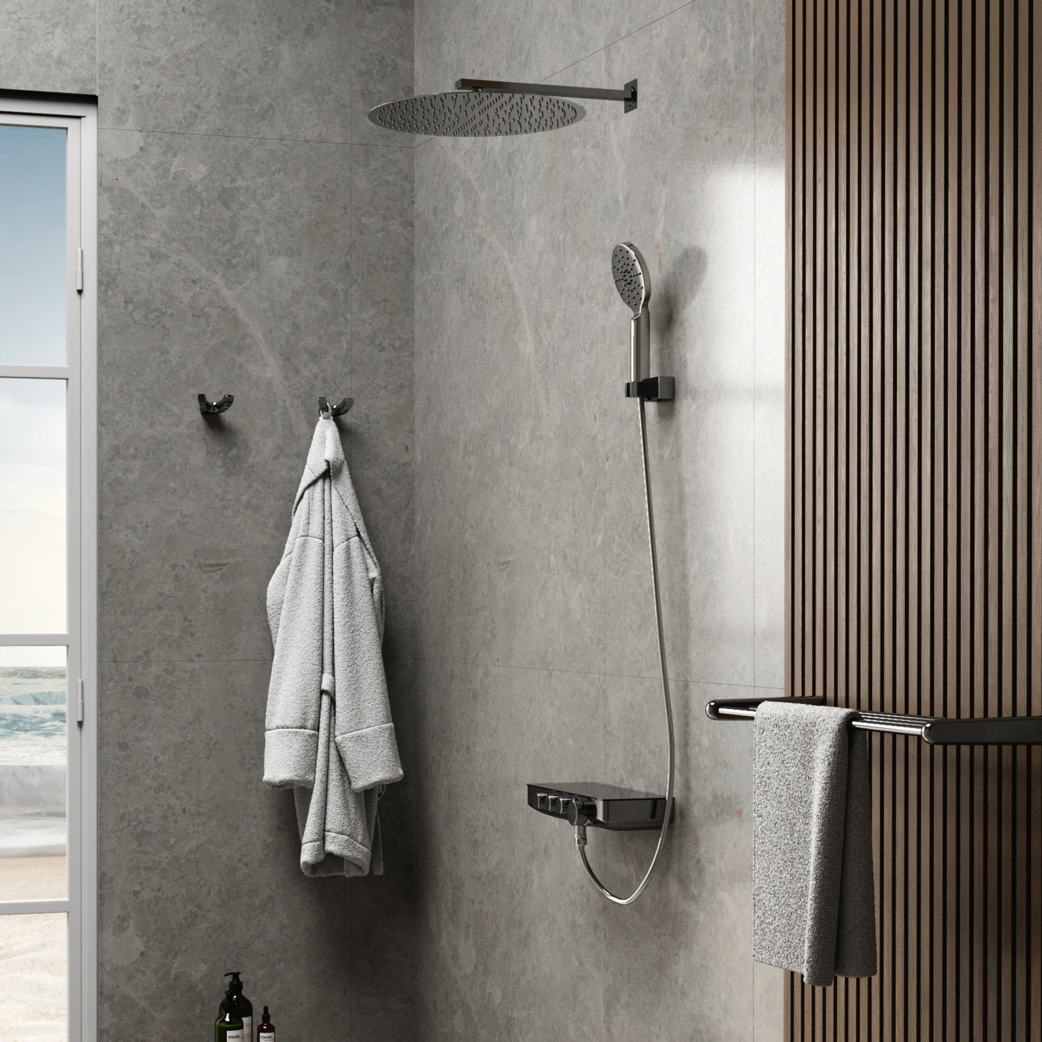 Elbe 7499 Thermo Термостатический смеситель для ванны и душа