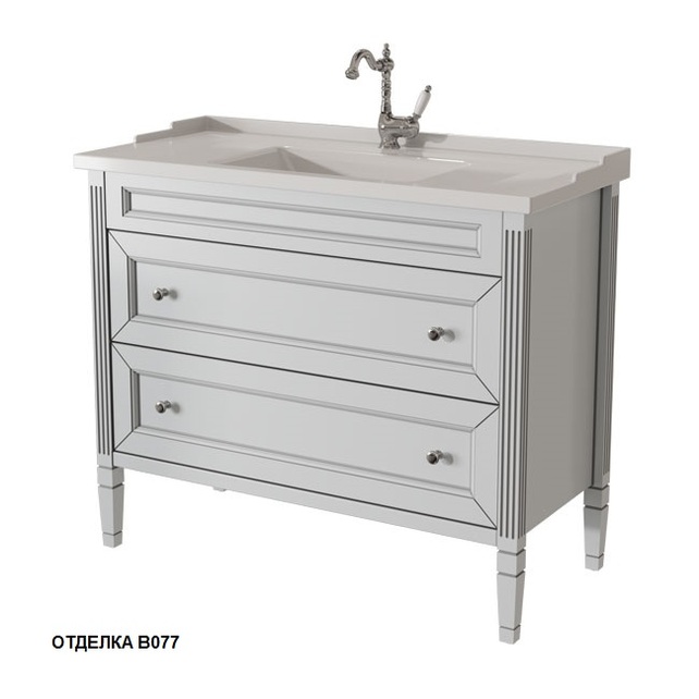 Тумба под раковину Caprigo Albion-promo 100 см bianco grigio 33322-В077