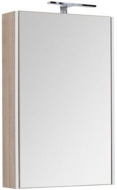 Зеркало-шкаф Aquanet Августа 58x90 00210009 дуб сонома
