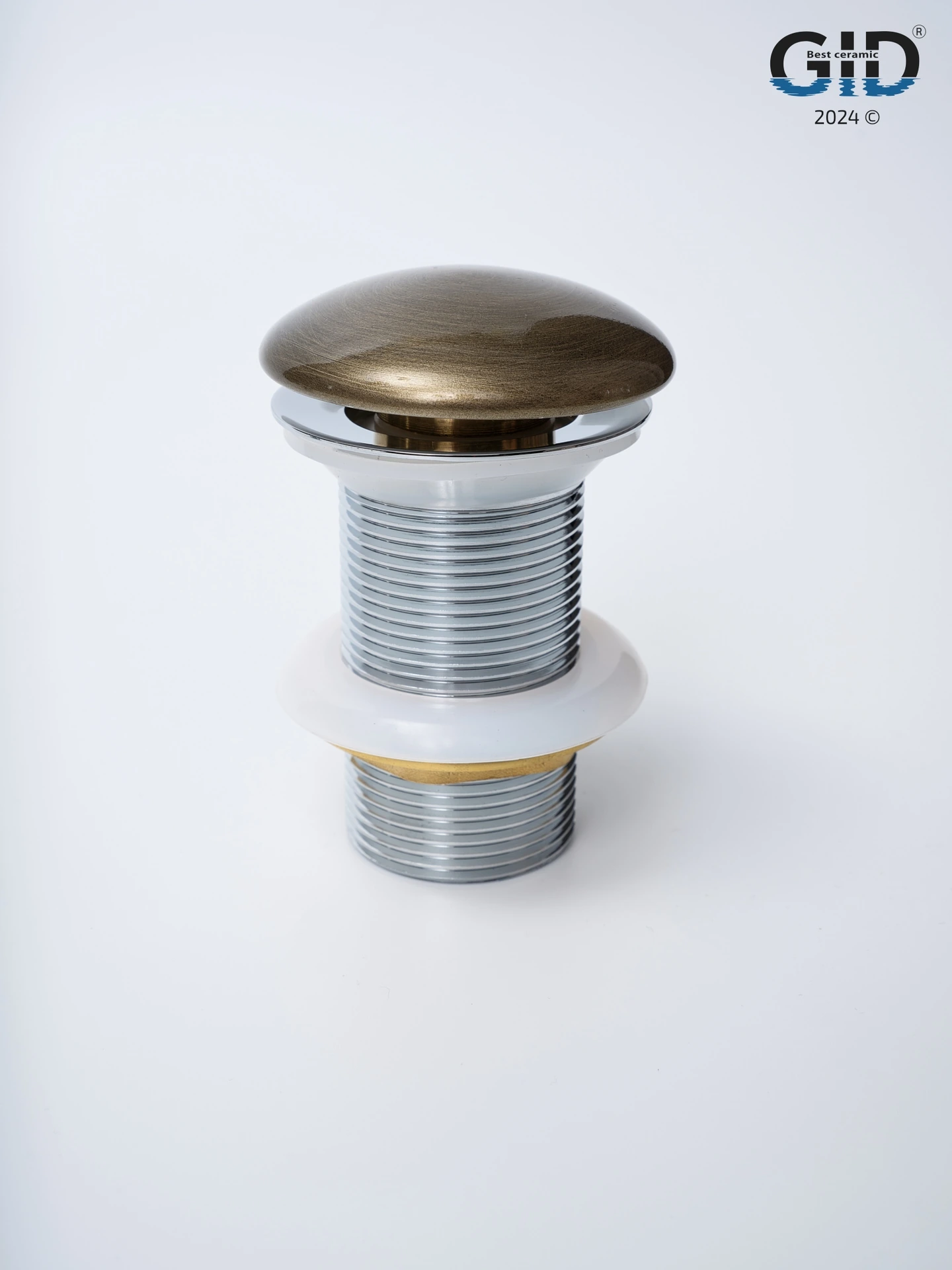 Донный клапан Gid без перелива Bzk100 74404K бронза 7x7x10