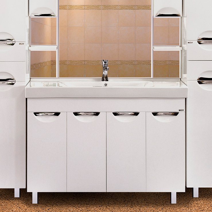 Тумба с раковиной Misty София 100 (П-Соф01100-011Пр+Р-Мис14100)