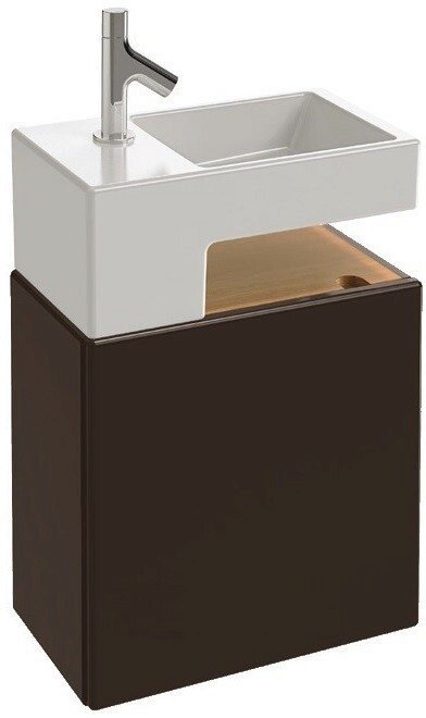 Тумба под раковину Jacob Delafon Terrace 50x50 L EB1178-N23 ледяной коричневый