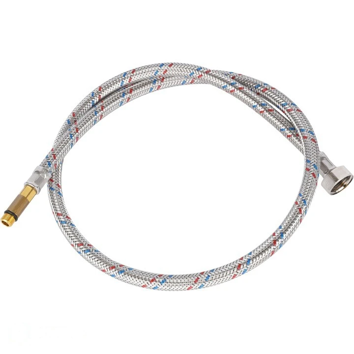 STOUT Гибкая подводка для воды  M 10 (35мм) х ВР 1/2,  длина 1000 мм (SHF-0049-351015)