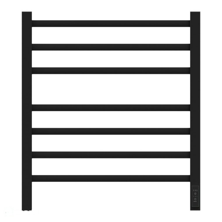 Полотенцесушитель электрический Point Серия 71 П7 500x600, диммер справа, черный PN71856B (PN71856B)