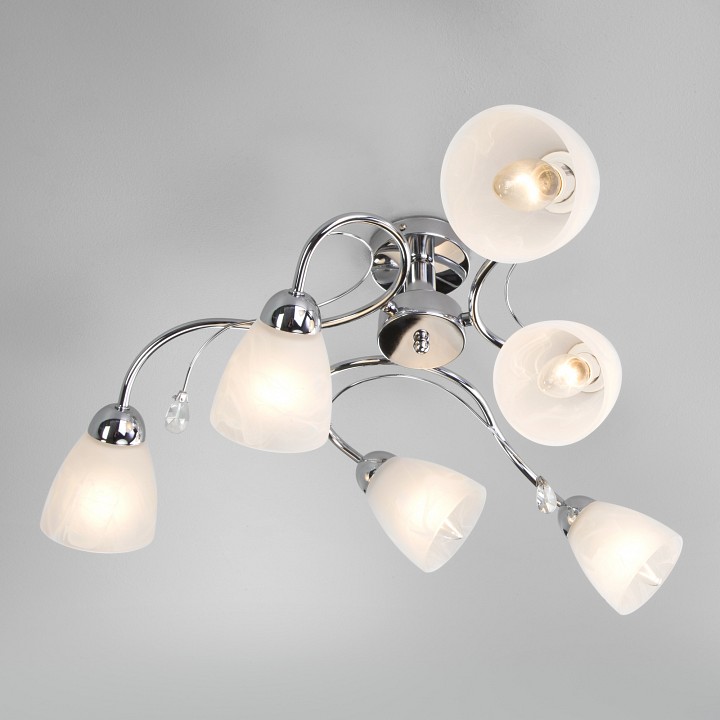 Люстра на штанге Eurosvet Priya 30169/6 хром