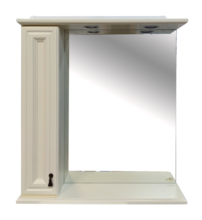 Зеркальный шкаф Misty Лувр 75 П-Лвр03075-1014Л