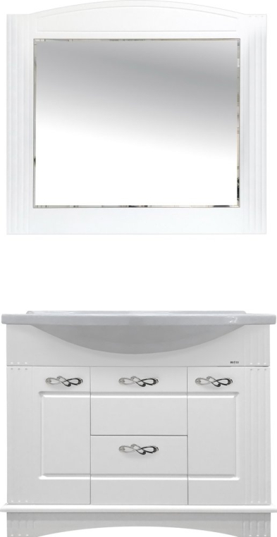 Комплект мебели Misty Эльбрус 100 (П-Эль01100-011+1.WH11.0.255+П-Эль02100-011)