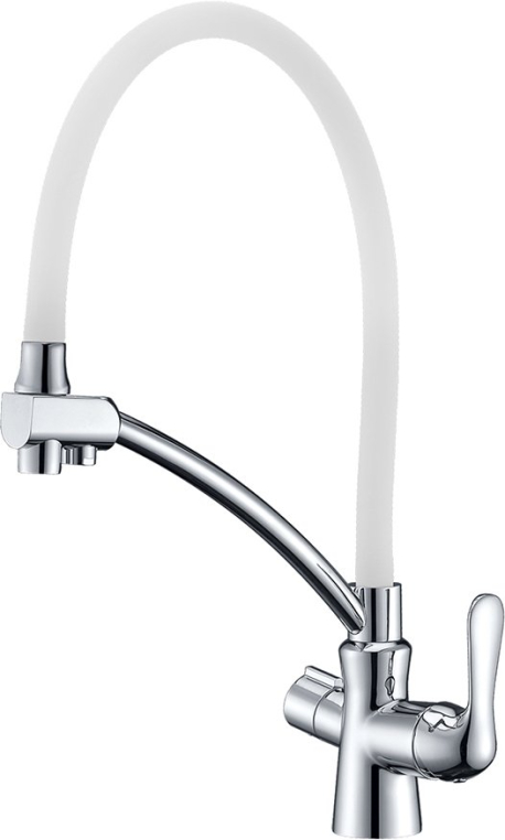 Смеситель LEMARK Comfort LM3070C-White для кухни  с подключением к фильтру с питьевой водой