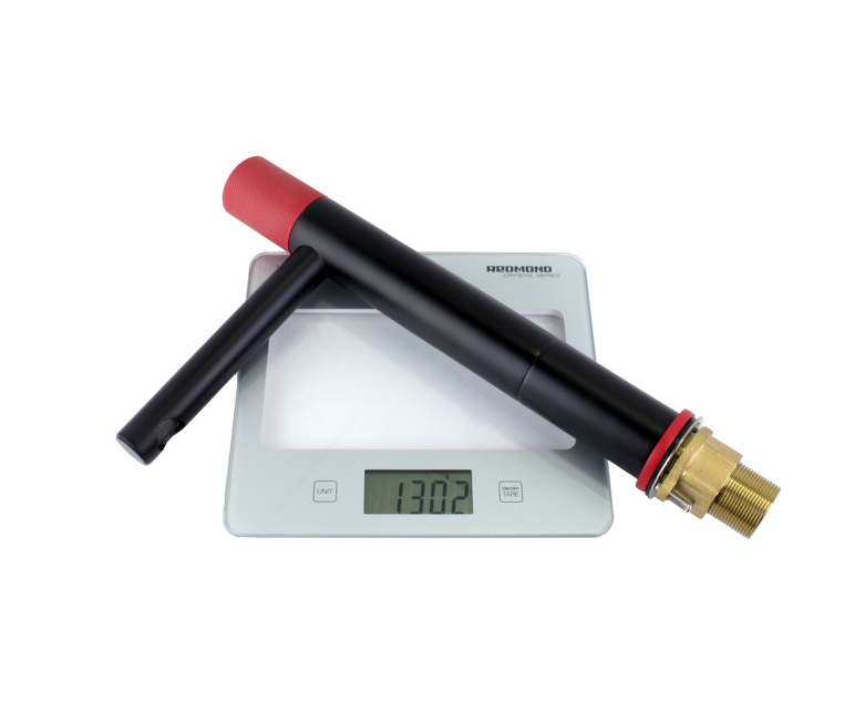 Смеситель высокий AVANGARDE черный, красный (2030RH)