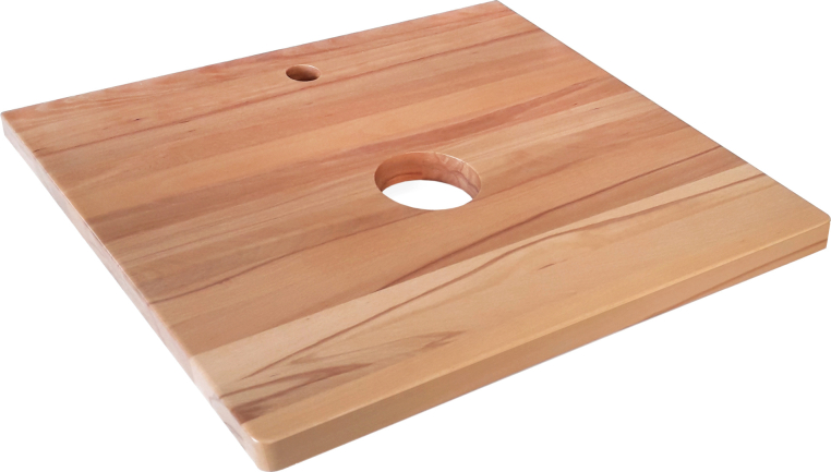 Мебель для ванной Stworki Берген 60 белая со светлой столешницей, с раковиной Bocchi Sottile 1478-001-0125